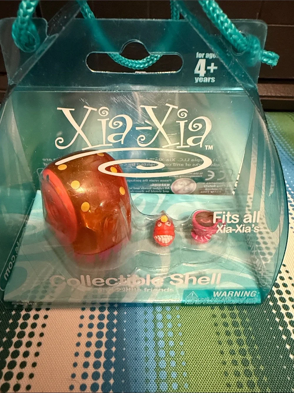 Set of 2 Xia-Xia Collectible Shell Kids Toy - Red and Orange